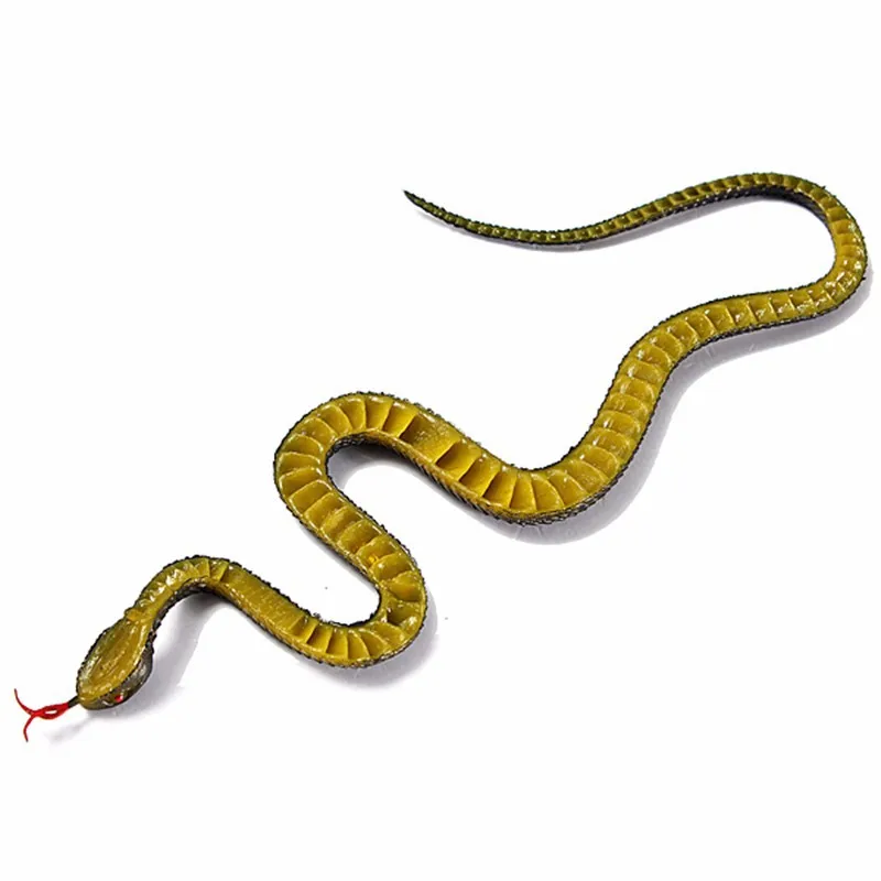 Realistic Plastic Tricky Toy Fake Snakes Boa Rattlesnake Model High Simulation Toy Prank Halloween