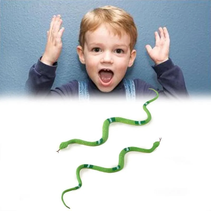 Realistic Plastic Tricky Toy Fake Snakes Boa Rattlesnake Model High Simulation Toy Prank Halloween