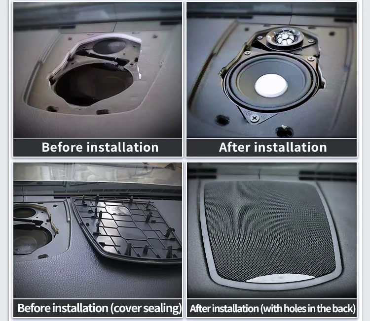 Center Console Speaker For BMW 5 Series F10 F11 Original Dashboard Panel Shell Tweeter Audio Loudspeaker Speakers Cover Refit