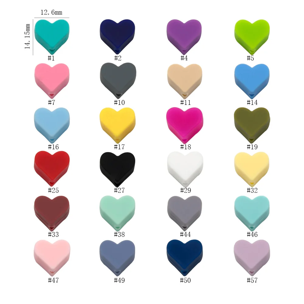 Cute-idea 10pcs/Lot Silicone Beads Teether Pacifier Nursing Chain Food Grade Teething Handmade Chewable Accessory Baby Product