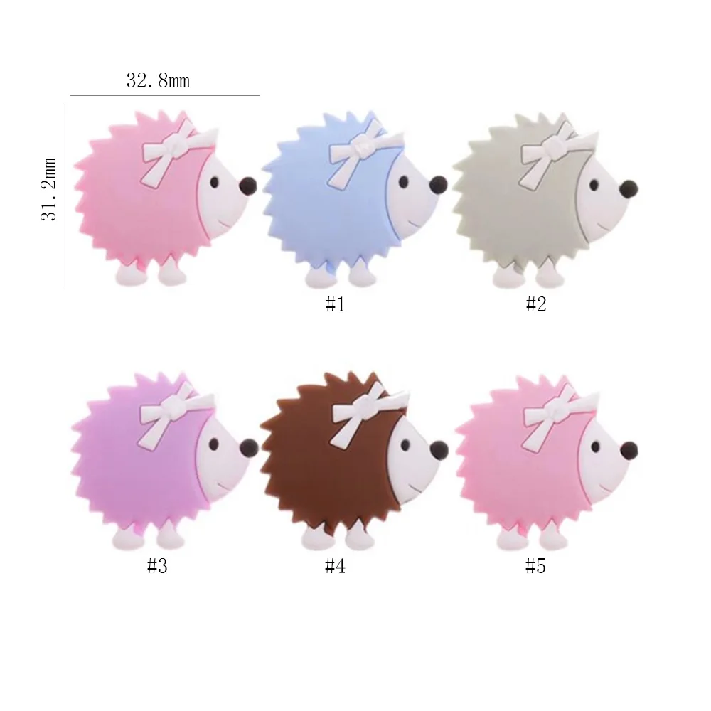 Cute-idea 10pcs/Lot Silicone Beads Teether Pacifier Nursing Chain Food Grade Teething Handmade Chewable Accessory Baby Product
