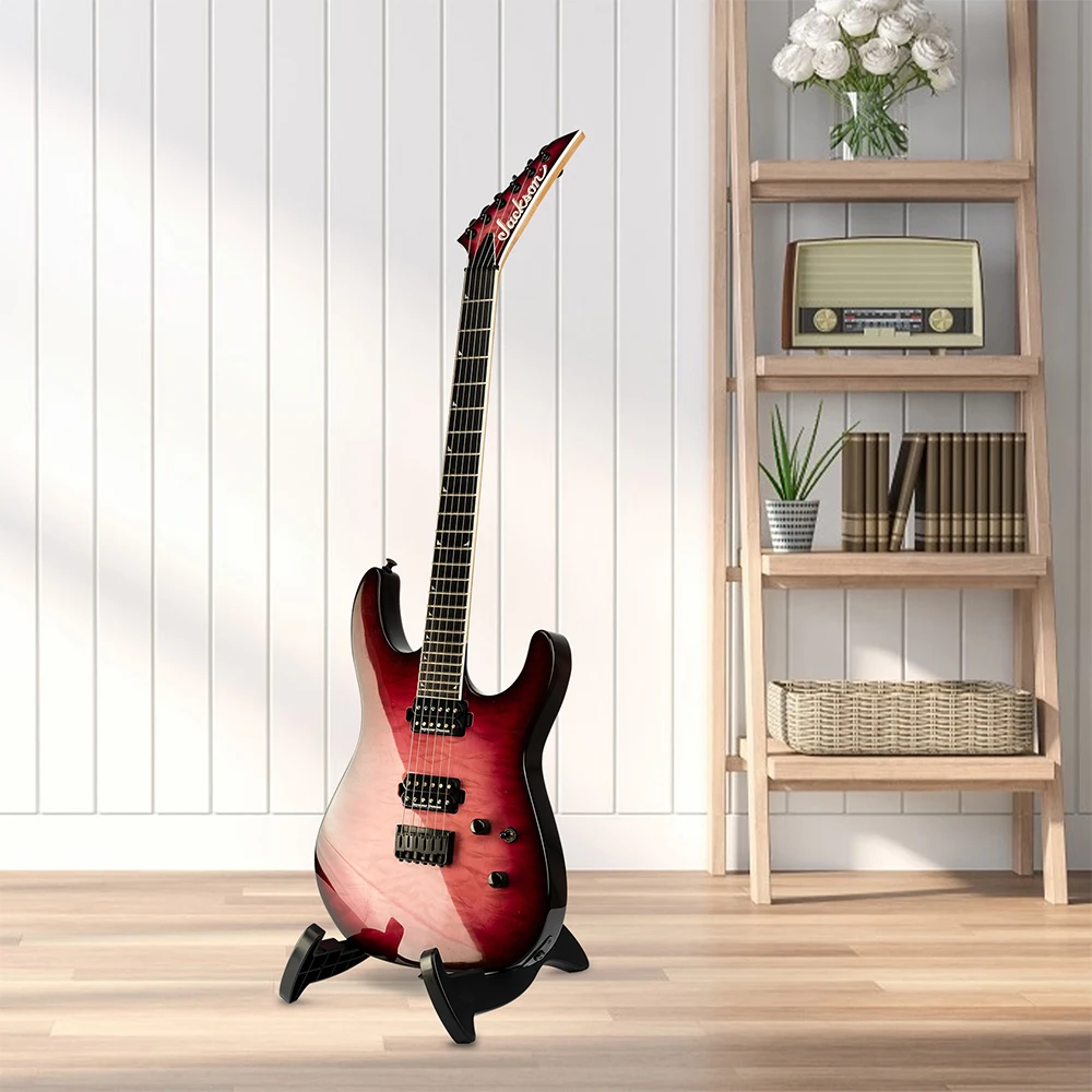 JOYO Guitto Series GGS-01 Guitar Stand Classic Folding Floor Travel A-Shape Stand Tripod for Electric/Acoustic Guitar Bass