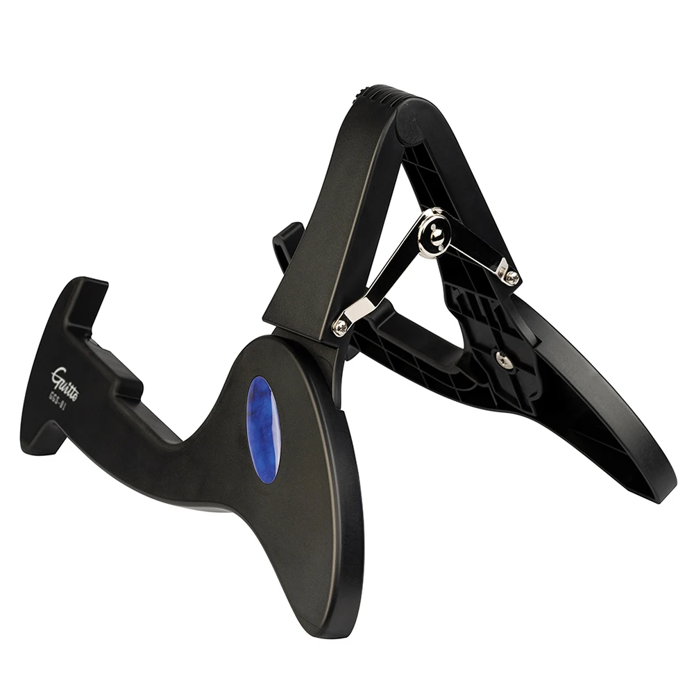 JOYO Guitto Series GGS-01 Guitar Stand Classic Folding Floor Travel A-Shape Stand Tripod for Electric/Acoustic Guitar Bass