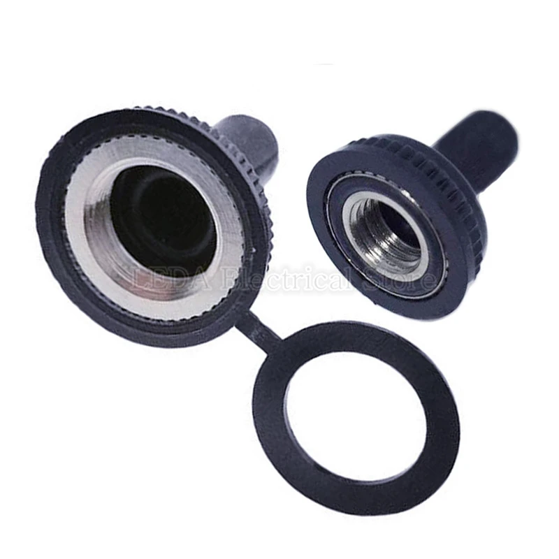 10Pcs 6mm/12mm Rubber Waterproof Cover Hat Boot Cap Dust Proof Water Proof Protect For MTS/E-TEN Mini Toggle Switch