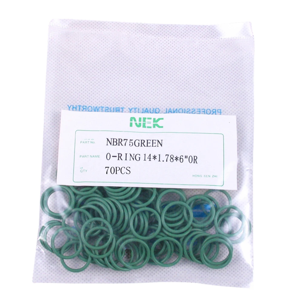 ( 14*1.78mm ) #12 R12 NBR Rubber O-Ring Seal Kit,High Temperature Resistance for Car Air Conditioning valve 3/8 1/2 5/8 3/4