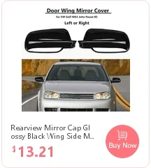 Rhyming Chrome/Sliver Rearview Mirror Cover For VW Golf MK4 Jetta MK4 Passat B5 Left/Right Same Size Replacement Side Mirror Cap