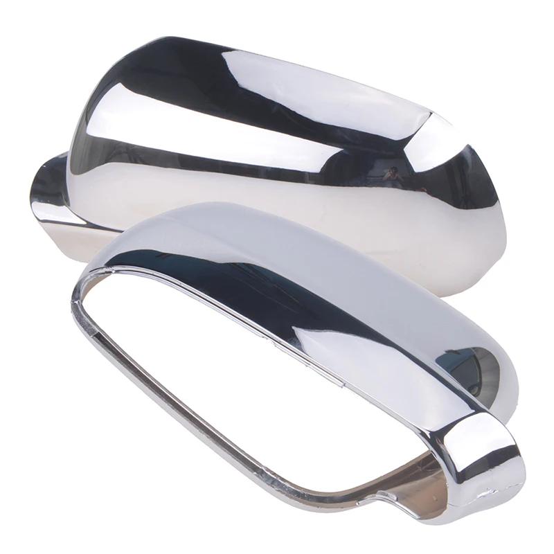 Rhyming Chrome/Sliver Rearview Mirror Cover For VW Golf MK4 Jetta MK4 Passat B5 Left/Right Same Size Replacement Side Mirror Cap