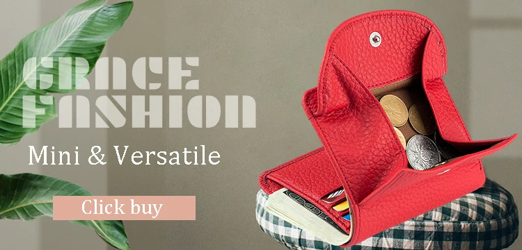 New Women Genuine Leather Purses Female Cowhide Wallets Lady Small Coin Pocket Rfid Card Holder Mini Money Bag Portable Clutch