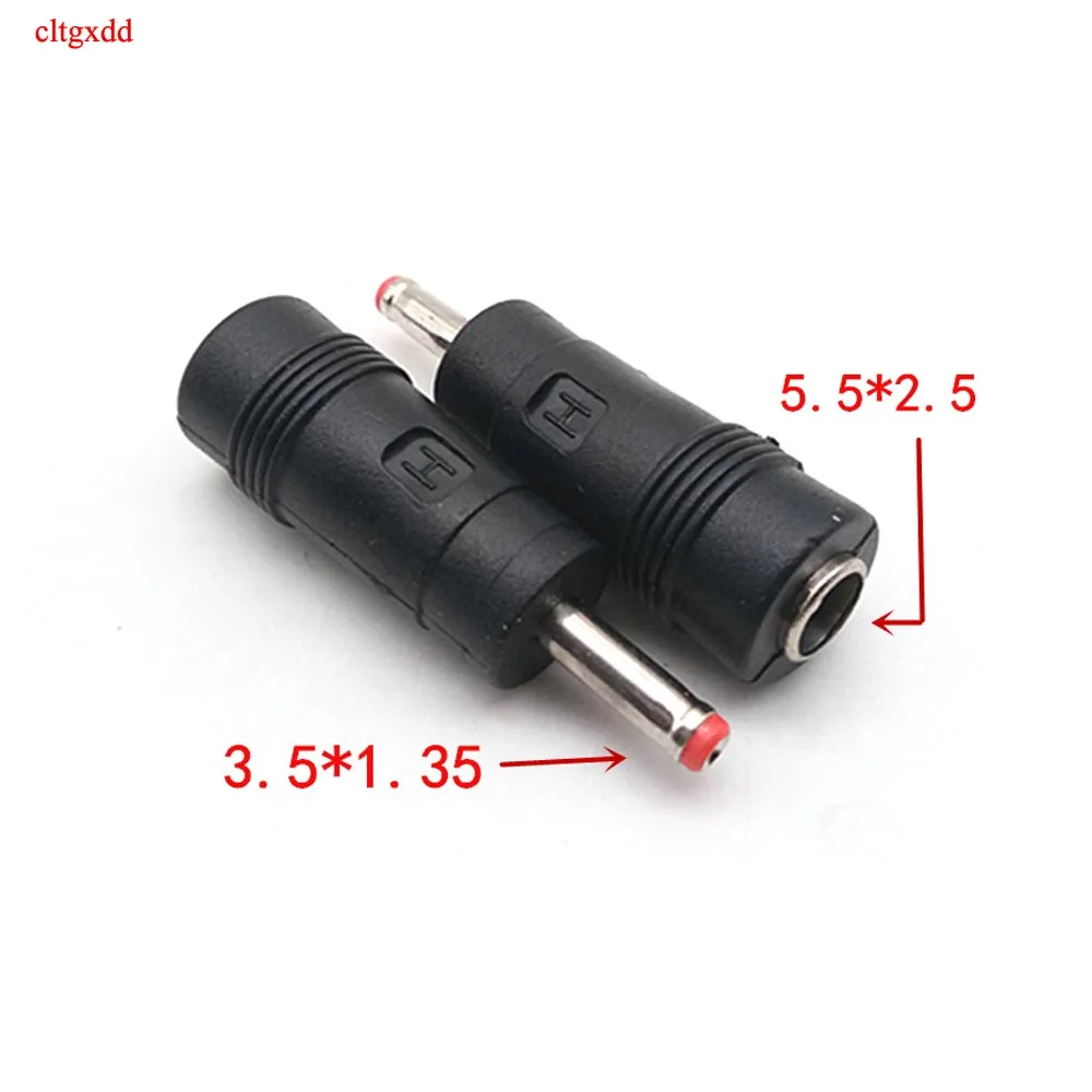 Cltgxdd 1 PCS 5.5 X 2.1/2.5 mm Male/Female To 3.5 X 1.35 mm F-M DC Power Connector FOR Adapter Laptop 5.5*2.1/2.5 to 3.5*1.35mm