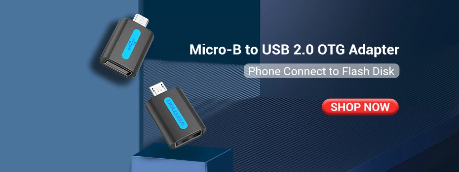 Vention Micro USB OTG Cable Micro USB Male to USB Female Cable Adapter for Samsung S6 Xiaomi Android Phone USB 2.0 OTG Adapter