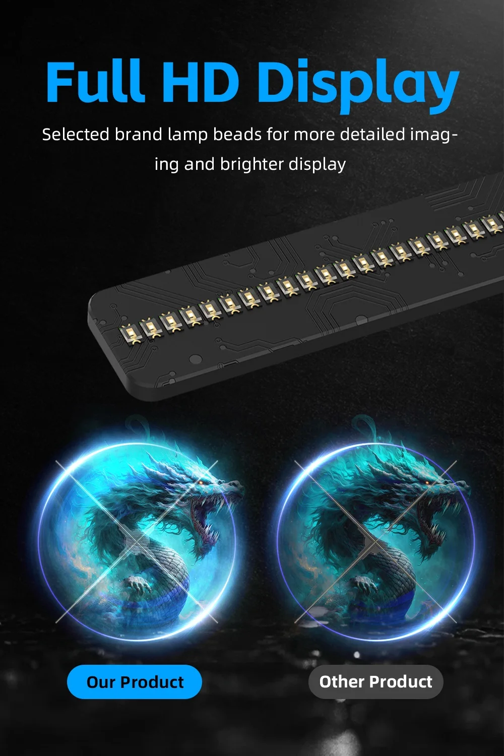 3D Hologram Projector Advertising Display Luces Led Light Sign Holographic Player Support Images Video Draw Audiences