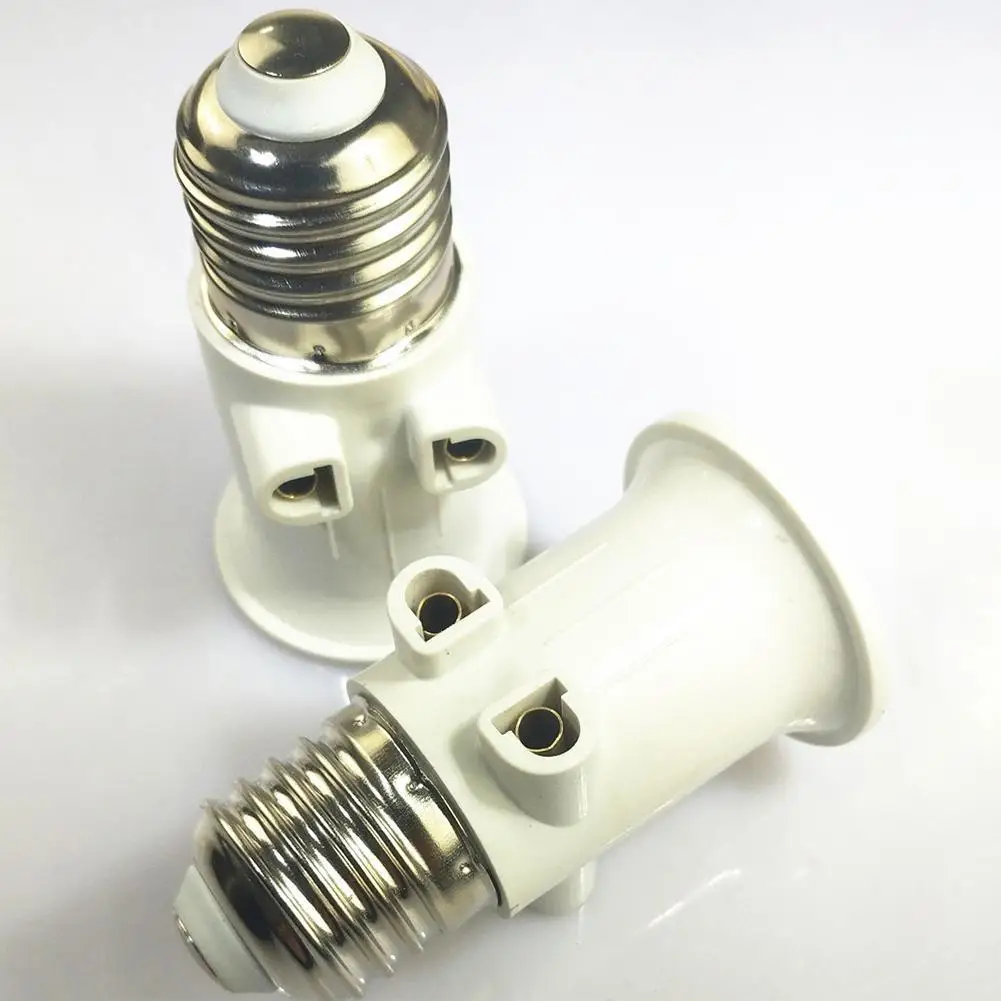 European Fireproof 100-240V 4A Eu Plug Connector E27 Bulb Adapter Lamp Holder Base Socket Conversion Accessories