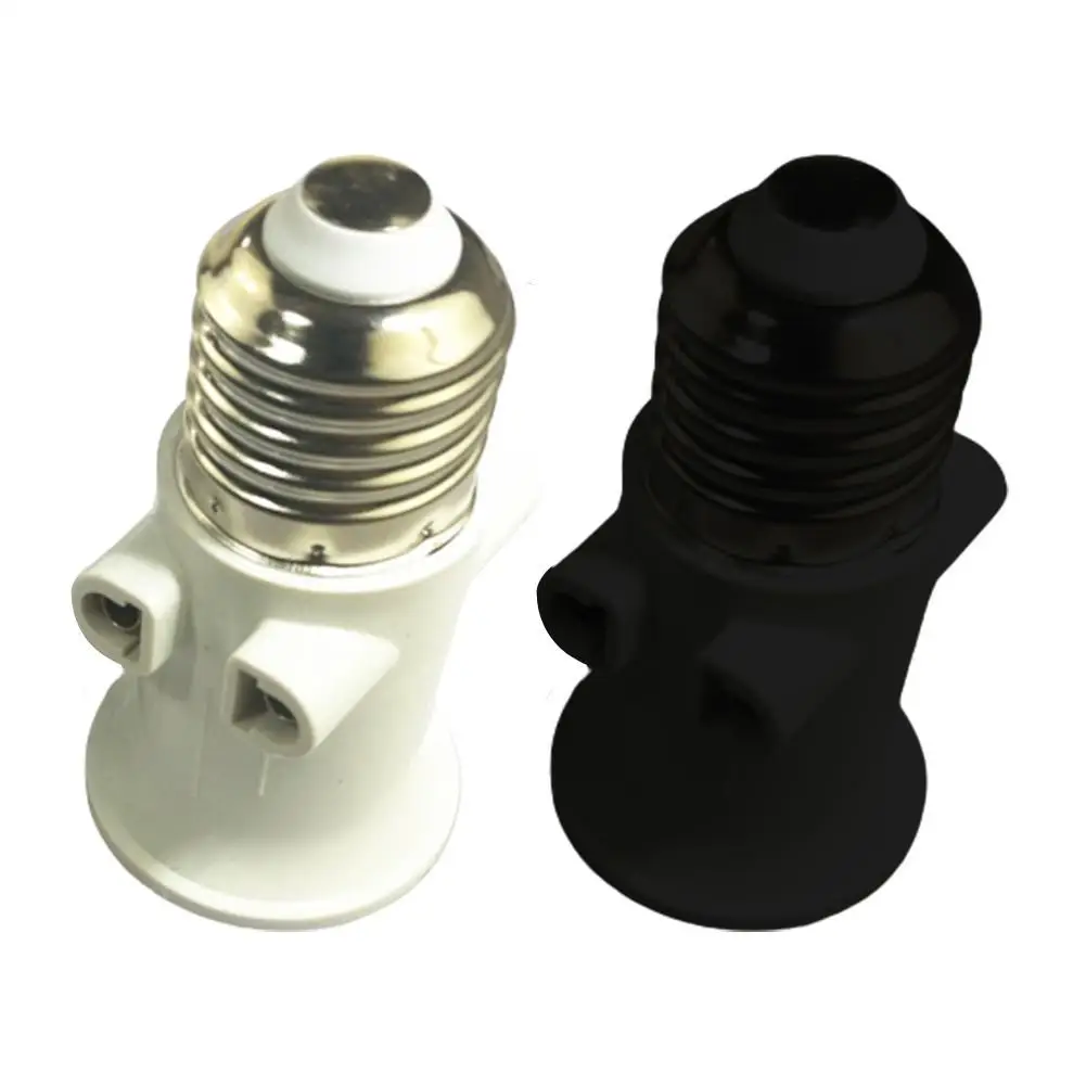 European Fireproof 100-240V 4A Eu Plug Connector E27 Bulb Adapter Lamp Holder Base Socket Conversion Accessories