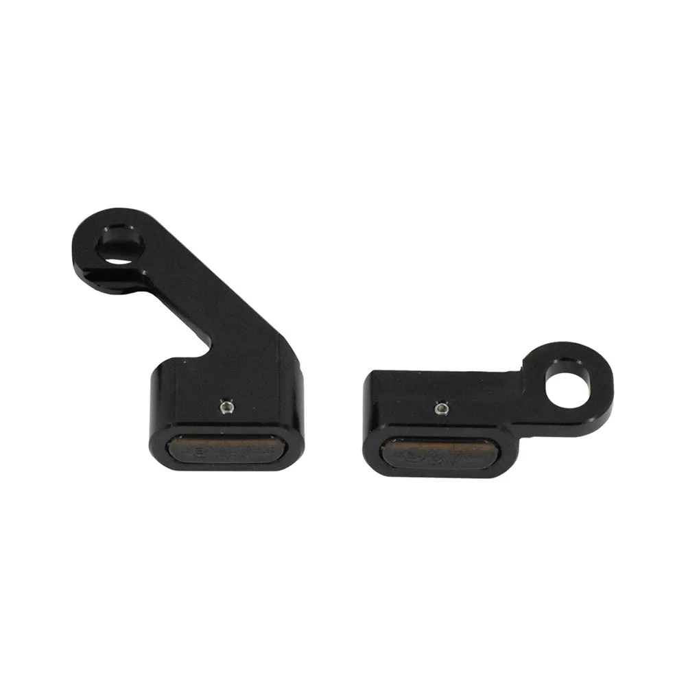 Motorcycle Mini LED Turn Signals Indicators Running Blinker Amber Light With E Mark Handle Grip Lamp For Harley Softail Touring