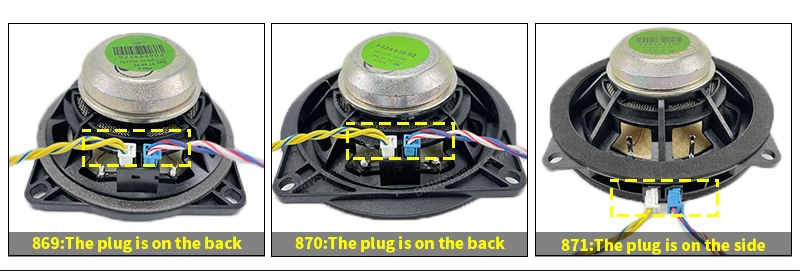 4 Inch Midspeaker For BMW E60 E61 E63 E64 E65 E66 F07 F01 F02 F03 X3 E83 X5 E70 X6 E71 E72 3 5 7 Series Horn Loundspeakers Refit