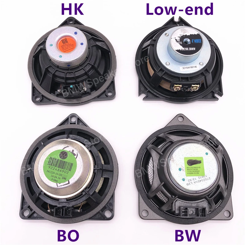 4 Inch Midspeaker For BMW E60 E61 E63 E64 E65 E66 F07 F01 F02 F03 X3 E83 X5 E70 X6 E71 E72 3 5 7 Series Horn Loundspeakers Refit