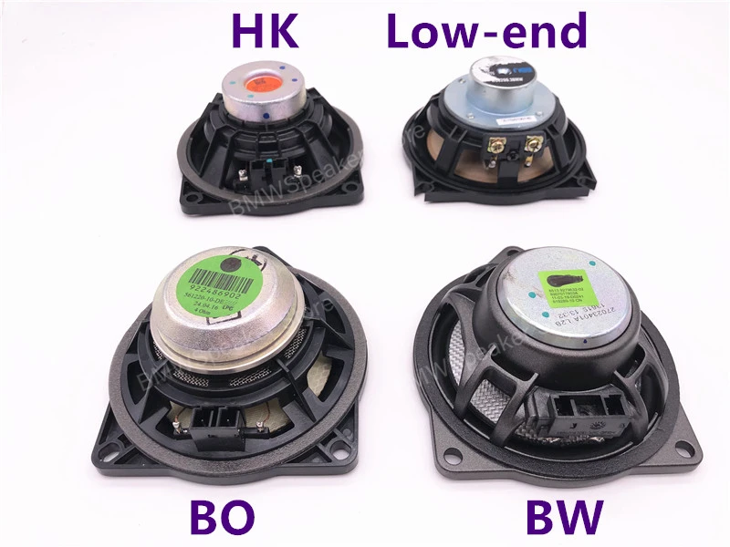4 Inch Midspeaker For BMW E60 E61 E63 E64 E65 E66 F07 F01 F02 F03 X3 E83 X5 E70 X6 E71 E72 3 5 7 Series Horn Loundspeakers Refit