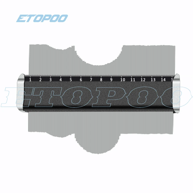 5inch/6inch Metal Contour Duplicator Gauge Precise Contour Duplicator Measuring Tool Measuring Tool Carpenter Tool