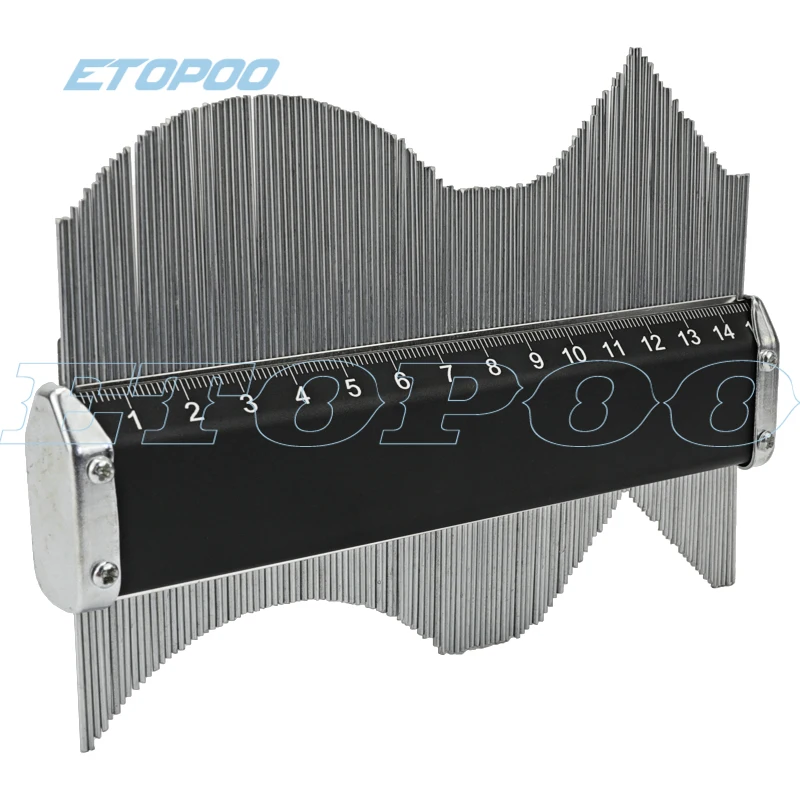 5inch/6inch Metal Contour Duplicator Gauge Precise Contour Duplicator Measuring Tool Measuring Tool Carpenter Tool
