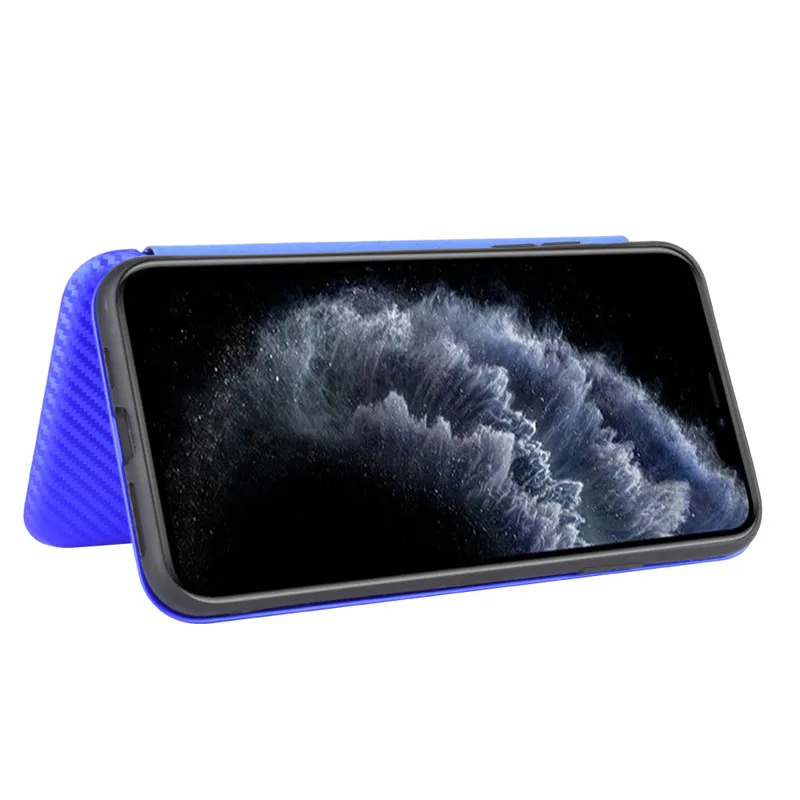 Carbon Fiber Magnetic Flip Cover Case for IPhone 15 14 13 12 Pro Max Mini 11 SE XS XR X Max 6 6S 7 8 Plus Wallet Card Holder