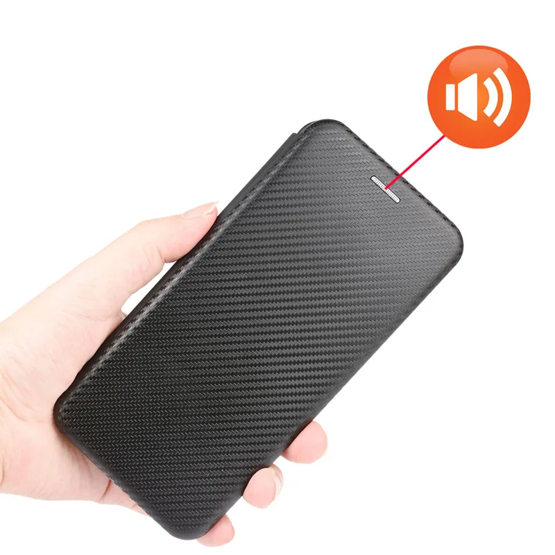 Carbon Fiber Magnetic Flip Cover Case for IPhone 15 14 13 12 Pro Max Mini 11 SE XS XR X Max 6 6S 7 8 Plus Wallet Card Holder