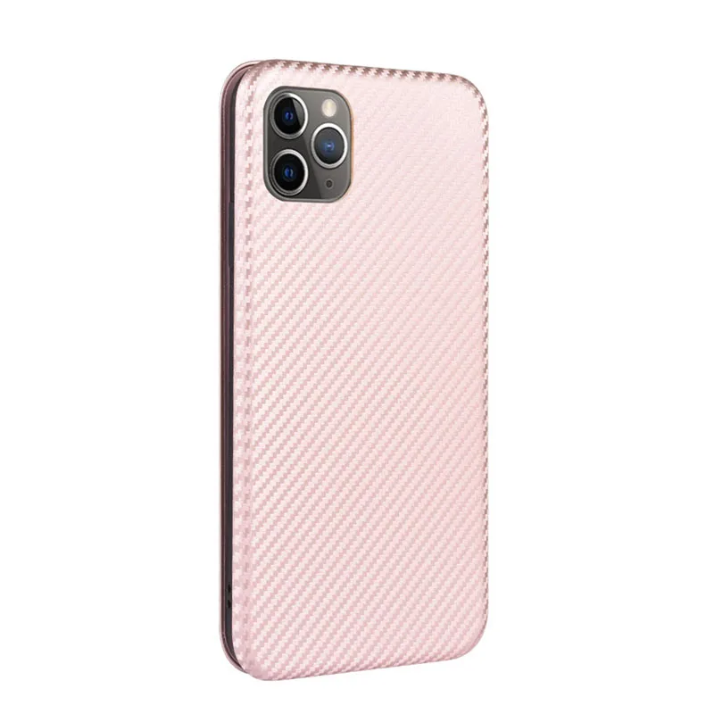 Carbon Fiber Magnetic Flip Cover Case for IPhone 15 14 13 12 Pro Max Mini 11 SE XS XR X Max 6 6S 7 8 Plus Wallet Card Holder