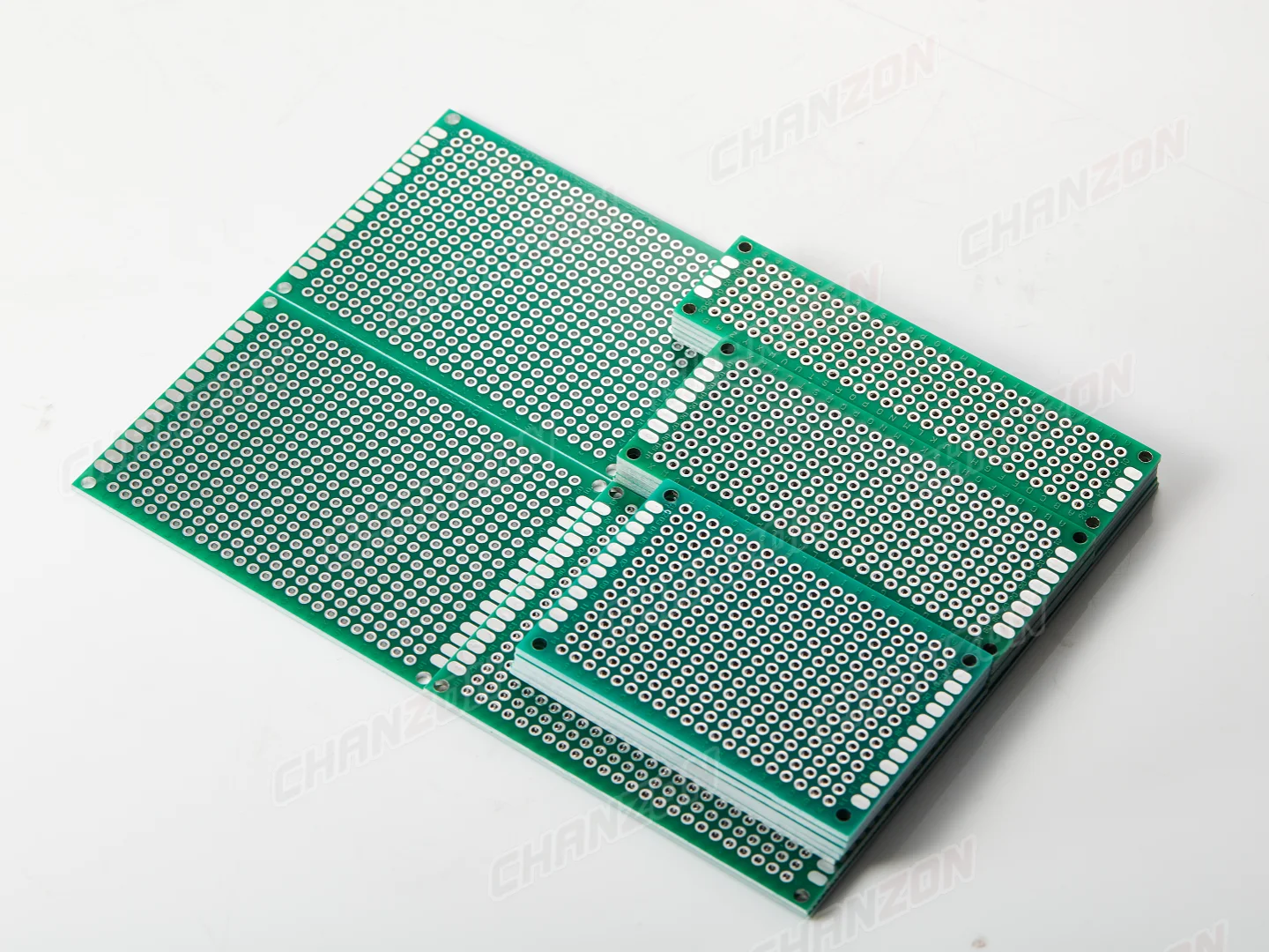 20 Pcs Double Sided PCB Board ( 2X8 3X7 4X6 5X7 ) Tinned FR4 Prototype Kit Printed Universal Circuit Perfboard for DIY Soldering