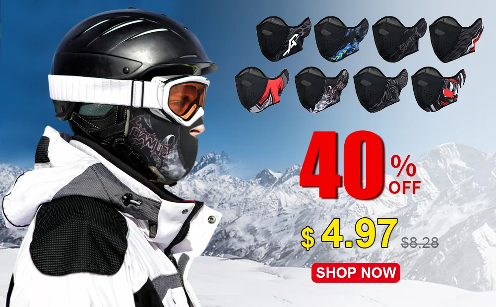 Fashion Winter Thermal Fleece Balaclava Full Face Mask Skiing Hat Bandana Hat Windproof Snowboard Scarves Women's Men Helmet Cap
