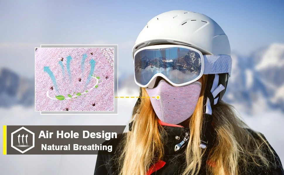 Fashion Winter Thermal Fleece Balaclava Full Face Mask Skiing Hat Bandana Hat Windproof Snowboard Scarves Women's Men Helmet Cap