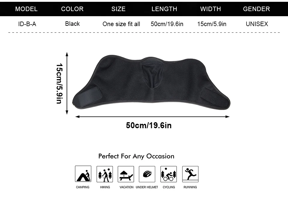 Fashion Winter Thermal Fleece Balaclava Full Face Mask Skiing Hat Bandana Hat Windproof Snowboard Scarves Women's Men Helmet Cap