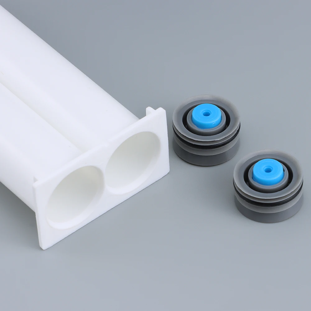5pcs Epoxy Resin Gun Dual Cartridges Plastic Resin Mixer Dual Cartridges Suitable for 1:1 2:1 10:1 50mlAB Glue Gun