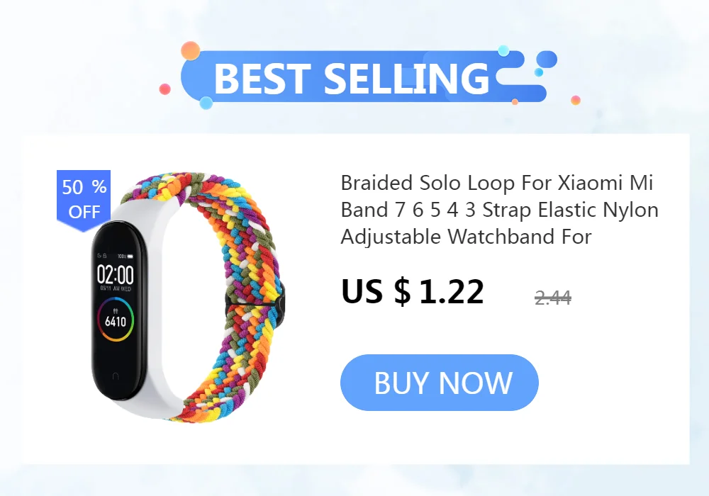 Elastic Nylon Watch Strap For Xiaomi Mi Band 7 6 5 4 3 Band Adjustable Wristband For Xiaomi Mi Band 3 4 5 6 7 Strap Replacement