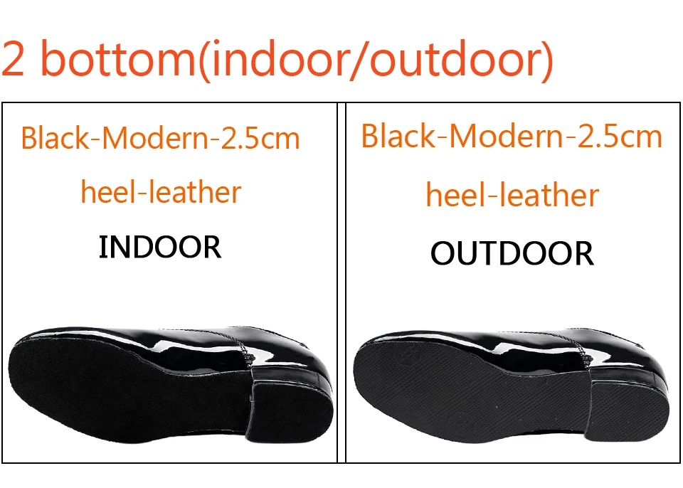 Men's Soft Latin Dance Shoes Modern Dance Plus-Size 2.5cm Heel for Boy Ballroom Tango Children Man Black Dance Shoes Soft Sole