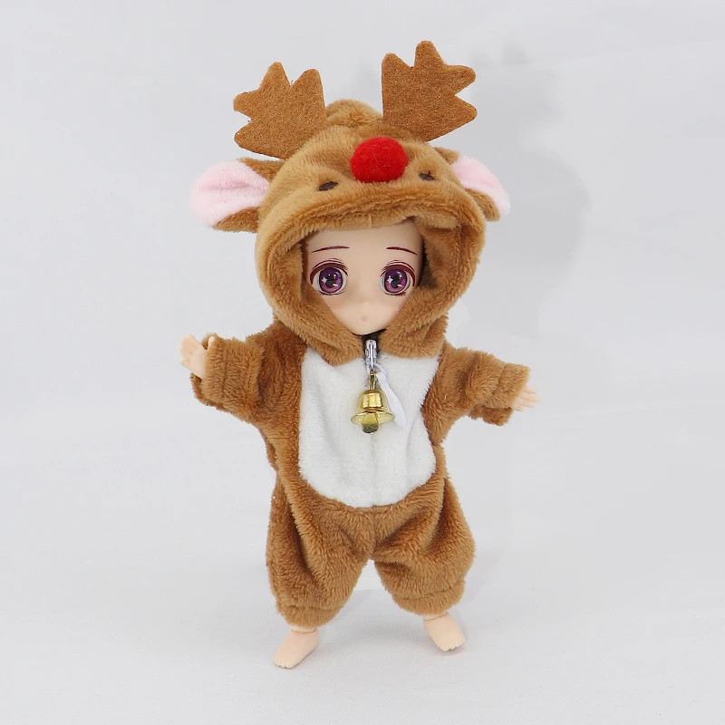 New Cute Dinosaur Animal Monster Doll Clothes for ob11,obitsu 11,molly, gsc,1/12 BJD Doll Accessories Clothing BJD doll Clothes