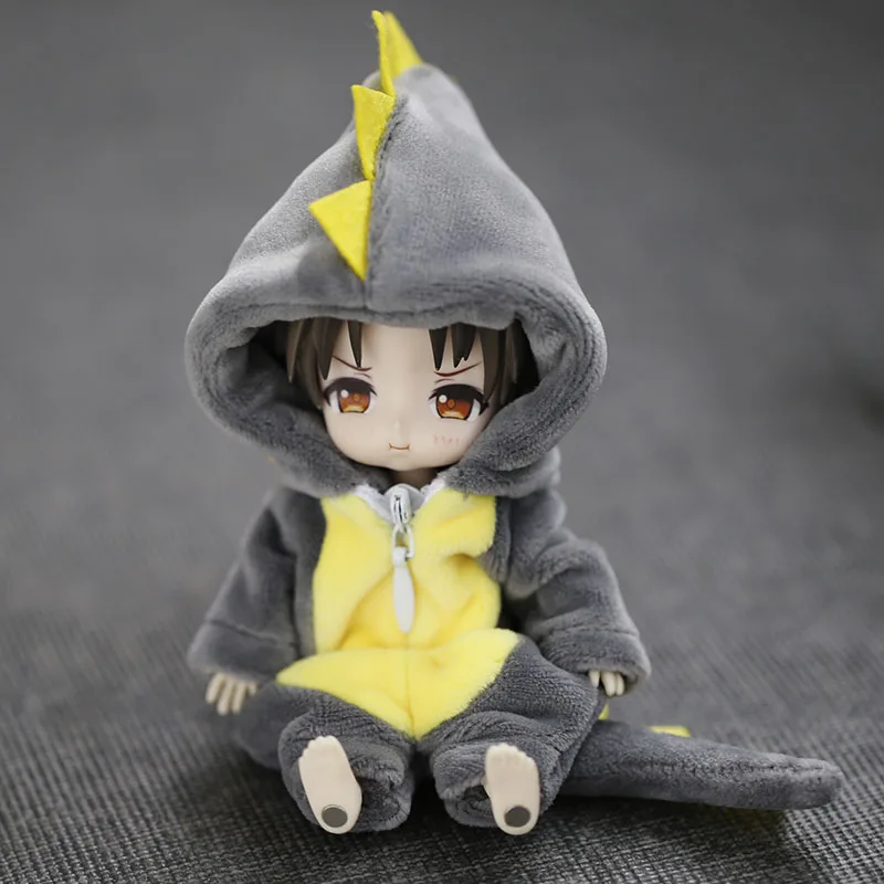 New Cute Dinosaur Animal Monster Doll Clothes for ob11,obitsu 11,molly, gsc,1/12 BJD Doll Accessories Clothing BJD doll Clothes