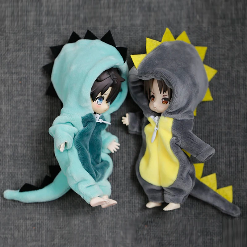 New Cute Dinosaur Animal Monster Doll Clothes for ob11,obitsu 11,molly, gsc,1/12 BJD Doll Accessories Clothing BJD doll Clothes