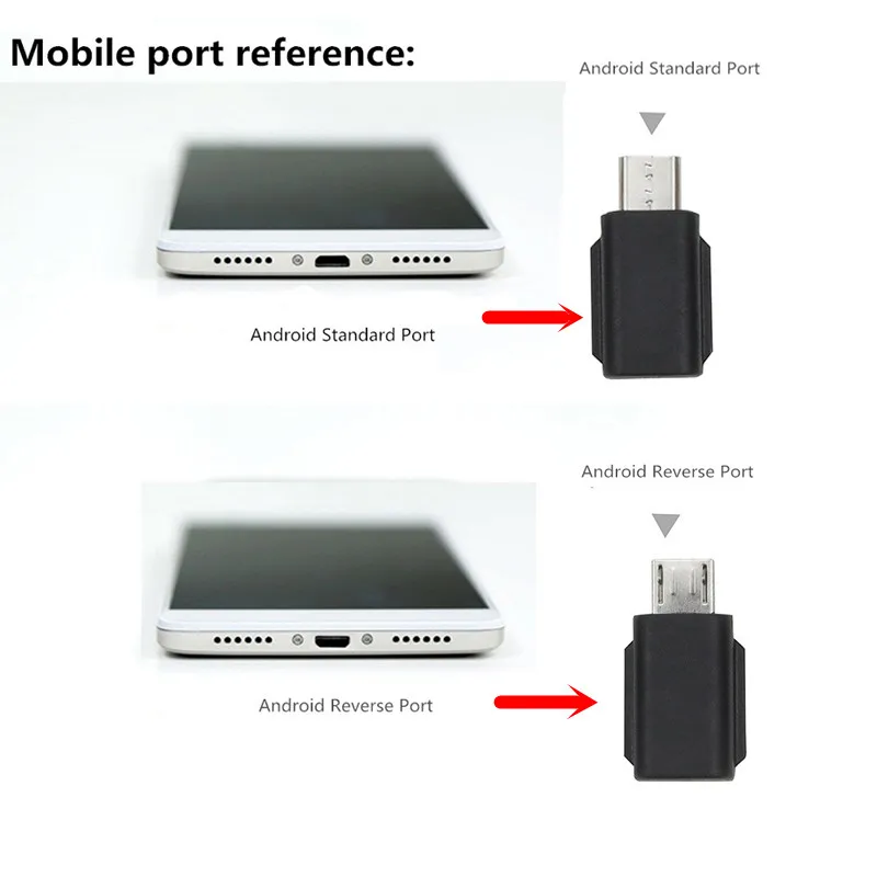 Pocket Camera Mobile Phone Adapter Micro Type-c Port Conversion Head Connector for Dji Osmo Pocket 1 / Pocket 2 Accessories