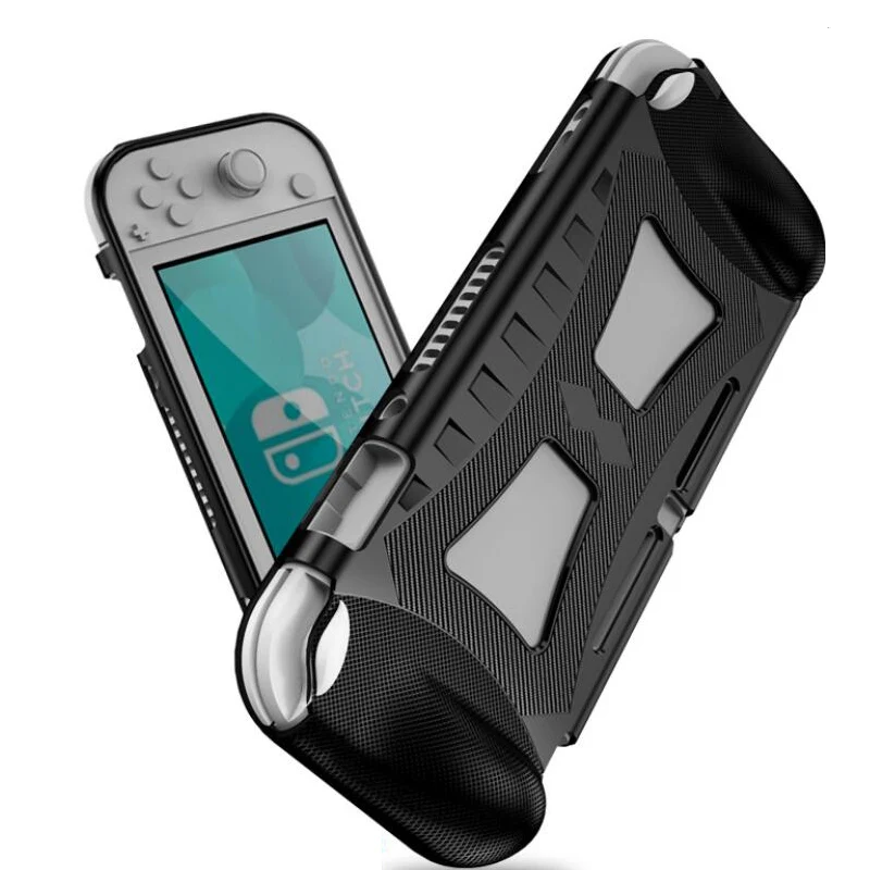 For Nintendo Switch Lite Mini Case, High Toughness Strong Wear Resistance 360 All-wrapped Protection 3D Design Cover