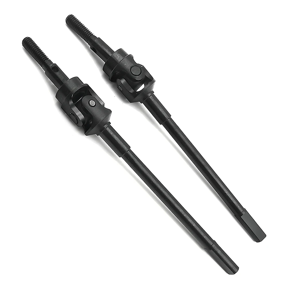 YEAHRUN RC Car Drive Shafts Hard Steel Front&Rear Axle CVD Drive Shafts for 1/10 RC Crawler Axial SCX10 II 90046 Upgrade Parts