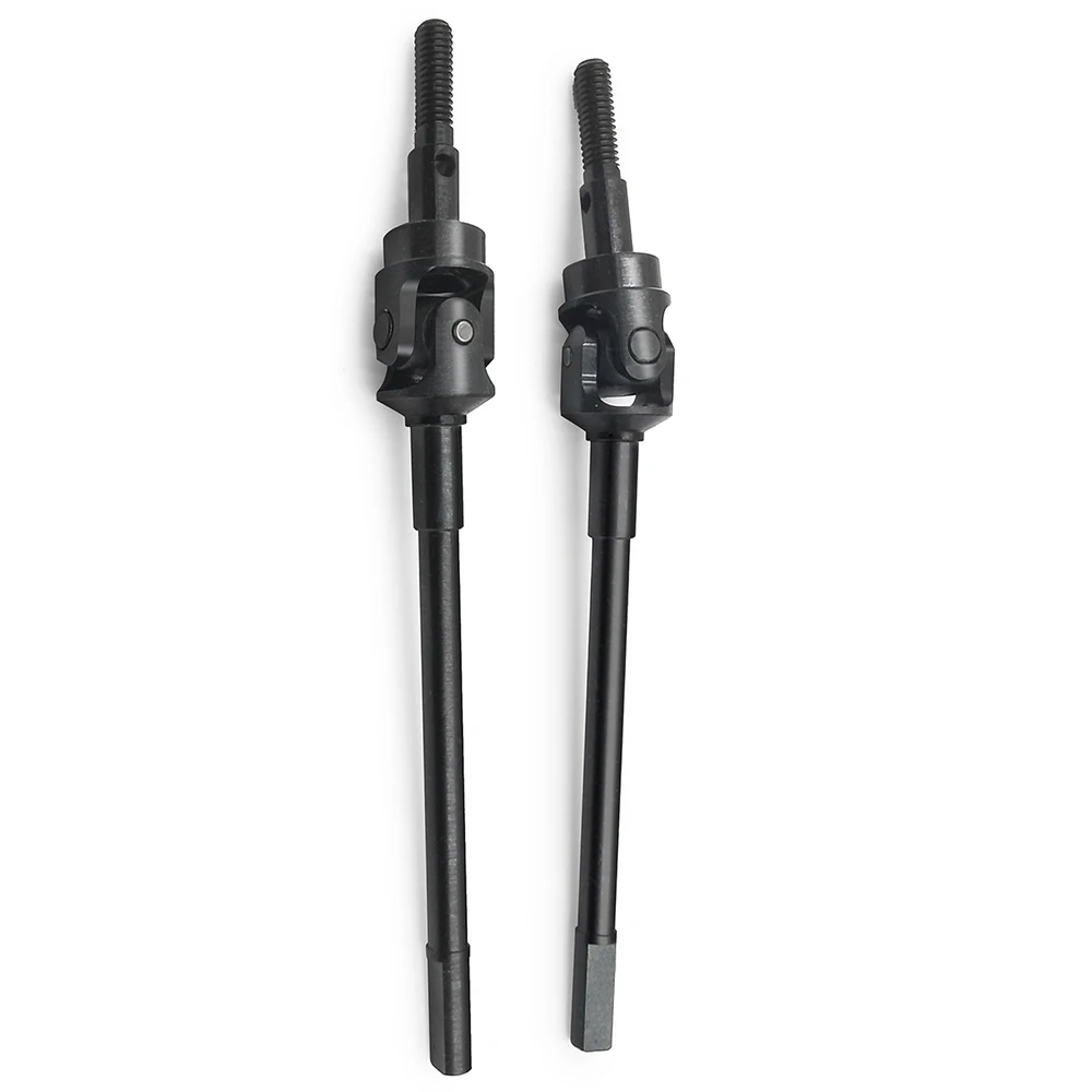 YEAHRUN RC Car Drive Shafts Hard Steel Front&Rear Axle CVD Drive Shafts for 1/10 RC Crawler Axial SCX10 II 90046 Upgrade Parts