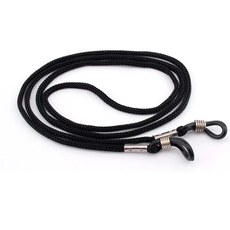 12 Pcs Black Nylon Cord Glasses Lanyard Eyeglass Holder Sunglass Eyewear Reading Glasses Neck String Strap