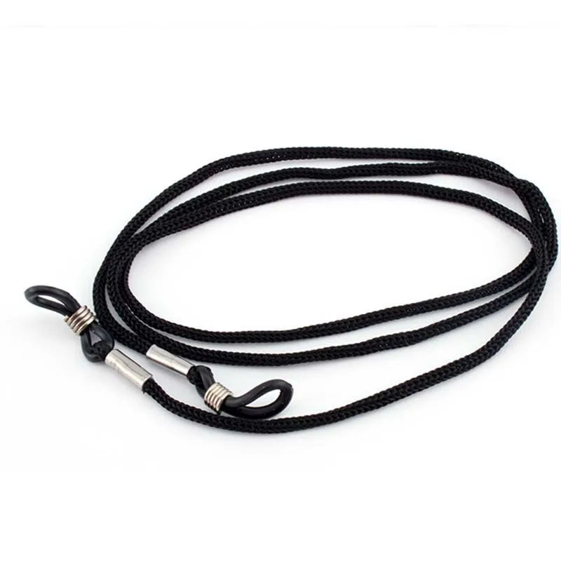 12 Pcs Black Nylon Cord Glasses Lanyard Eyeglass Holder Sunglass Eyewear Reading Glasses Neck String Strap