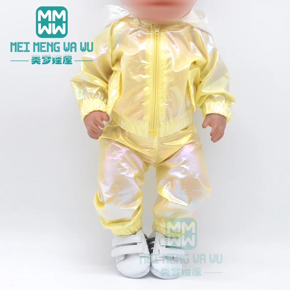 Clothes for Doll Fit 43cm New Born Doll American Doll Fashion Jacket Suit Gauze Skirt Gift