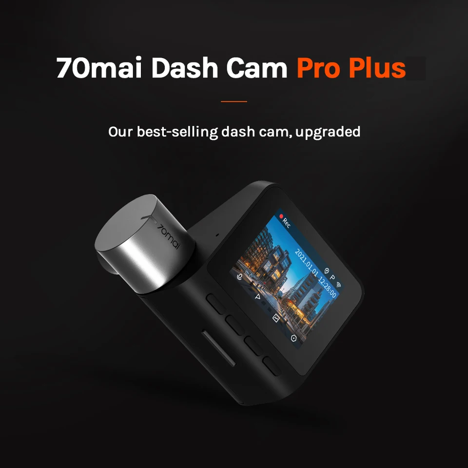 70mai A500S Recorder Car DVR Front Cam A500S 1944P Night Vision 70mai Dash Cam Pro Plus Built-in GPS Wifi Support Rear Cam