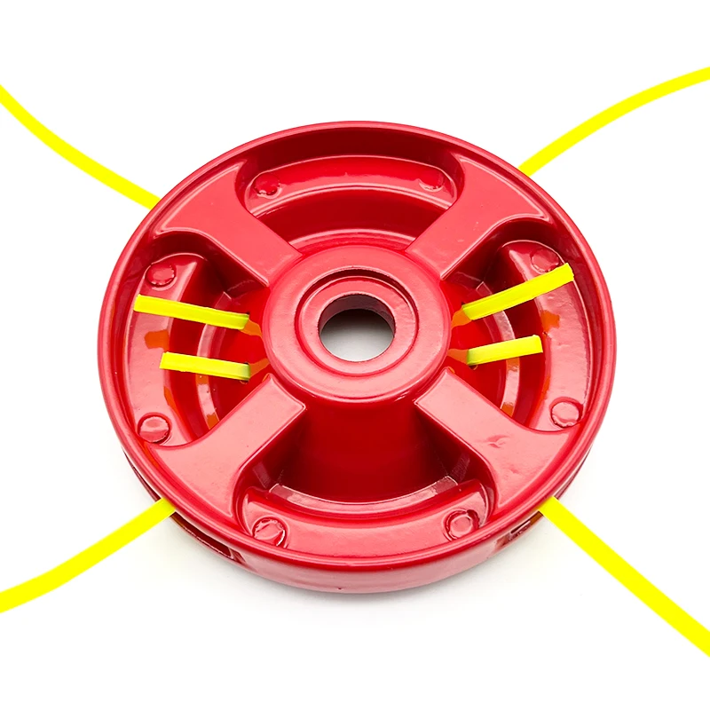 Heavy Universal Aluminum Trimmer Head with Four Lines for Brush Cutter Grass Trimmer