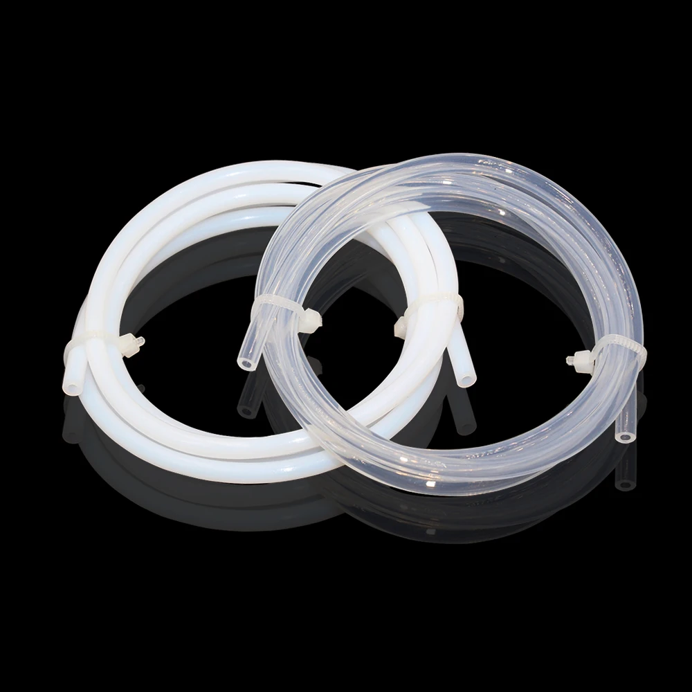 1 Meter 3D Printer Imported Clear/White PFA PTFE Tube PiPe J-head Hotend RepRap Rostock Bowden Extruder 2x3 2x4 3x4 4x6