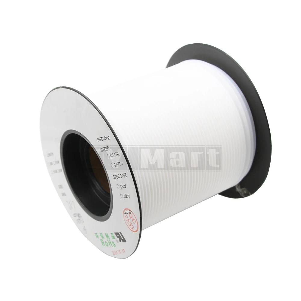 1 Meter 3D Printer Imported Clear/White PFA PTFE Tube PiPe J-head Hotend RepRap Rostock Bowden Extruder 2x3 2x4 3x4 4x6
