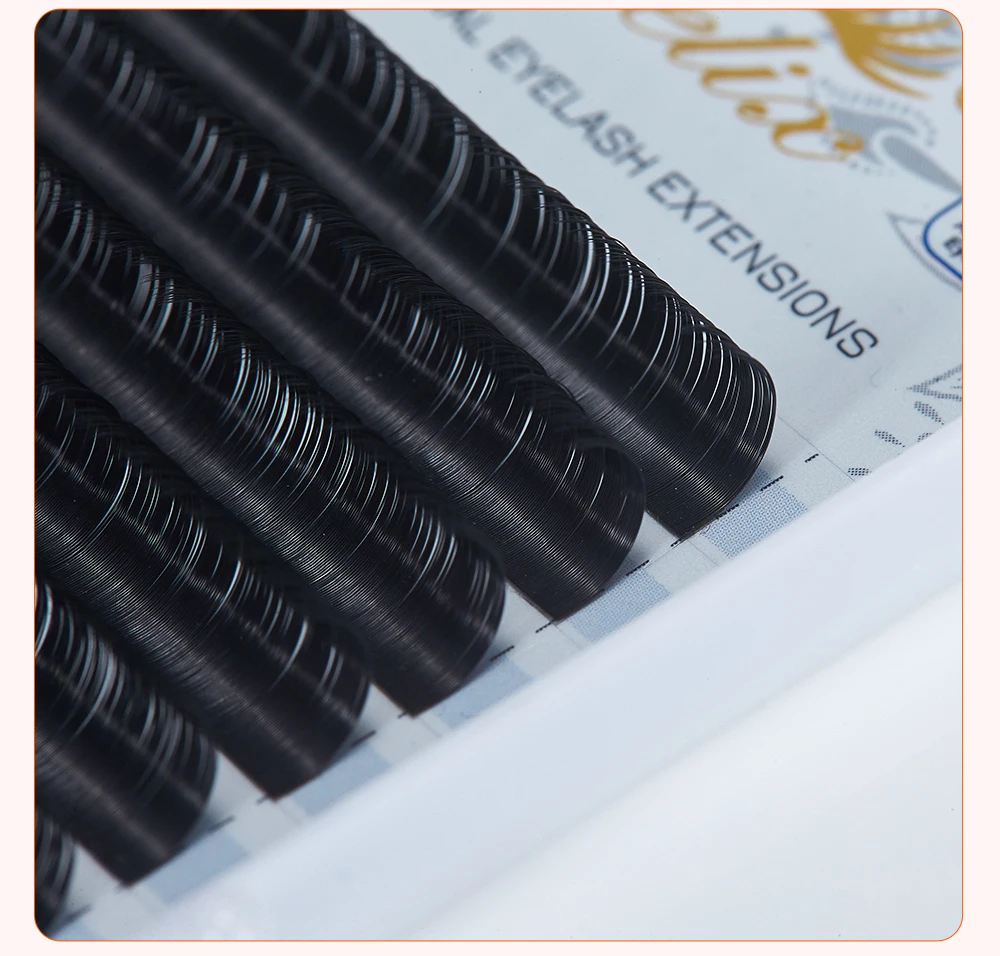 Yelix Professionals Eyelash Extension Silk Lash Extension Individual Lashes Soft Russian Volume Eyelashes Natural Faux Cils