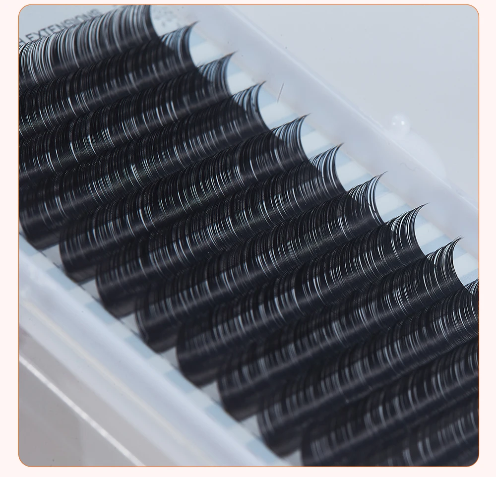 Yelix Professionals Eyelash Extension Silk Lash Extension Individual Lashes Soft Russian Volume Eyelashes Natural Faux Cils