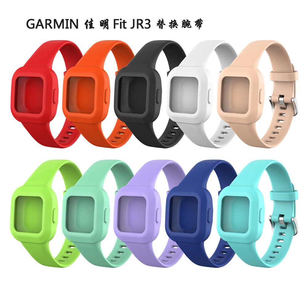 Silicone Wrist Strap For GarminFit JR3 Bracelet Wristband for Garmin Vivofit Jr.3 Smart Watch Band